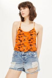 Island Print Camisole Top at Topshop